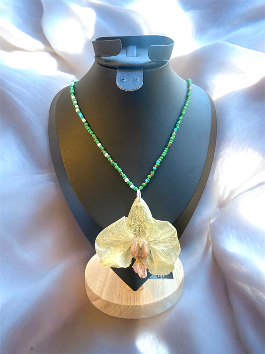 Collier perles LEMONIA